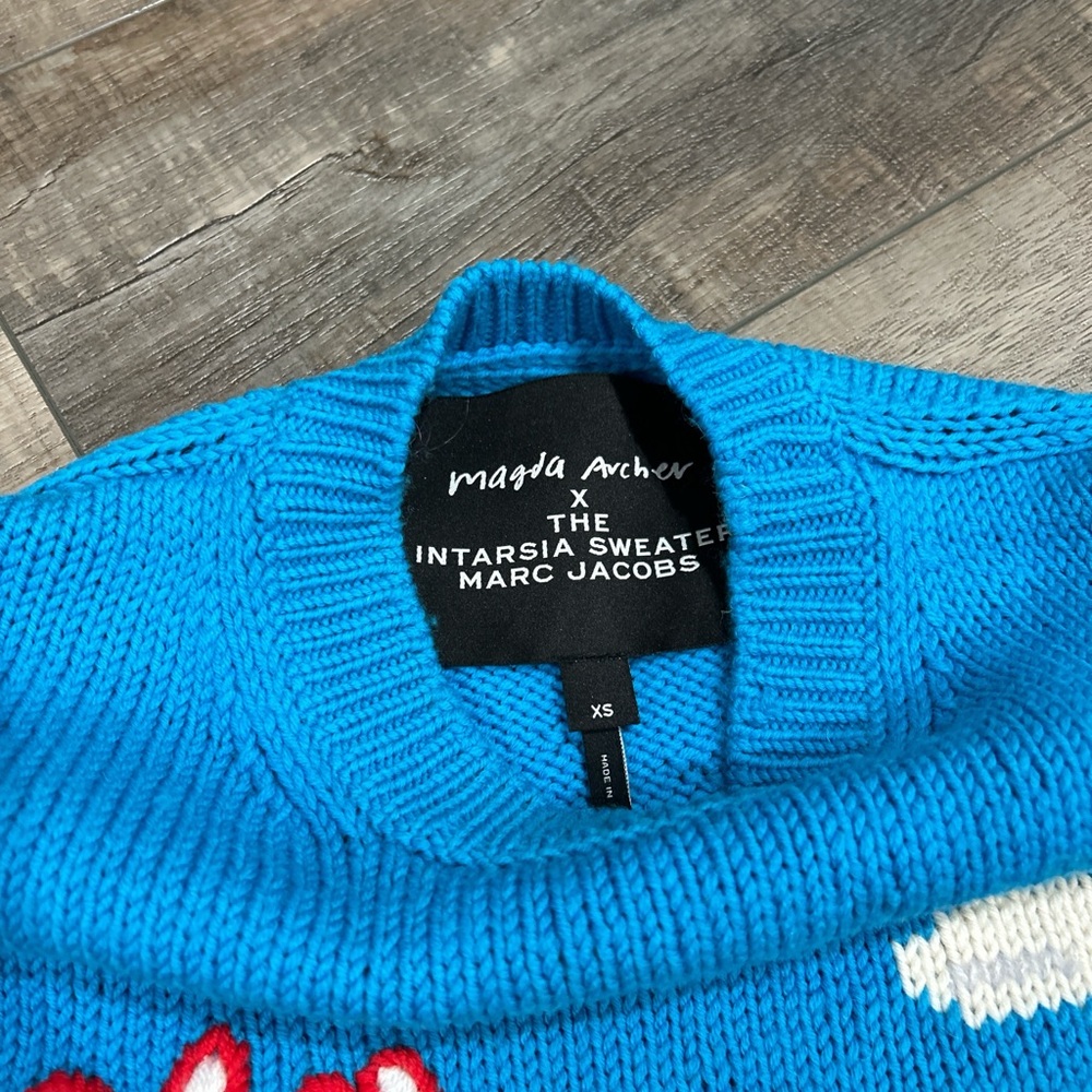 Marc Jacobs x Magda Archer my life is crap wool sweater - Picture 7 of 10